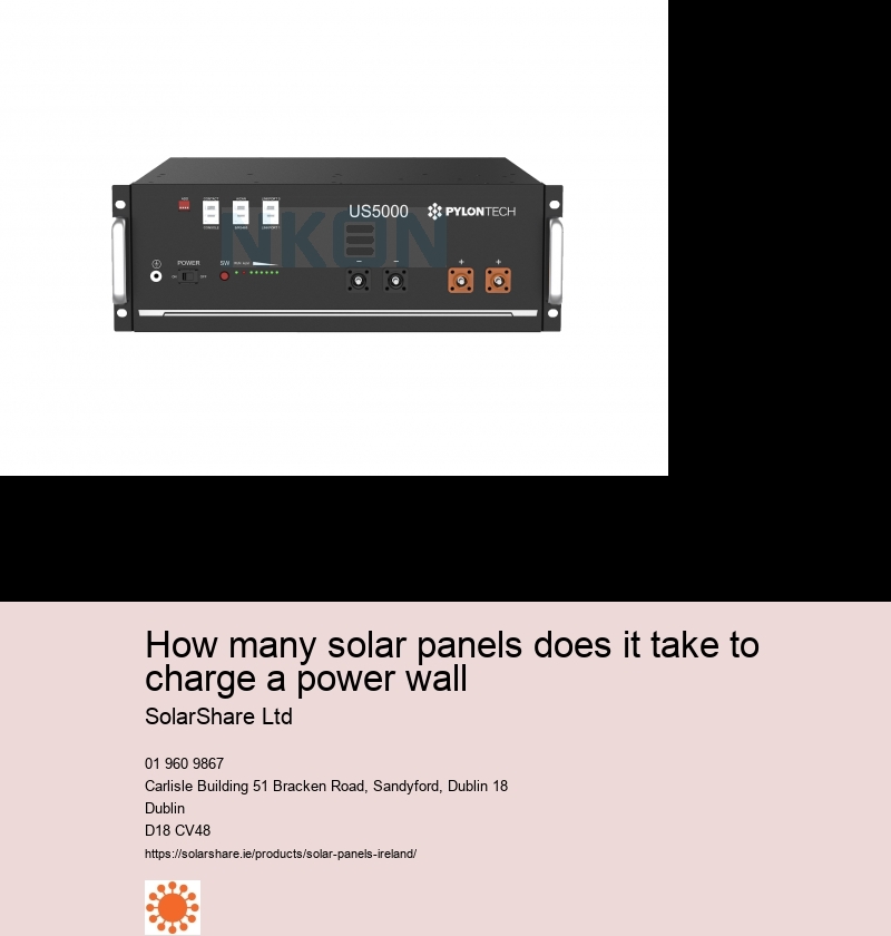 solar electricity installation